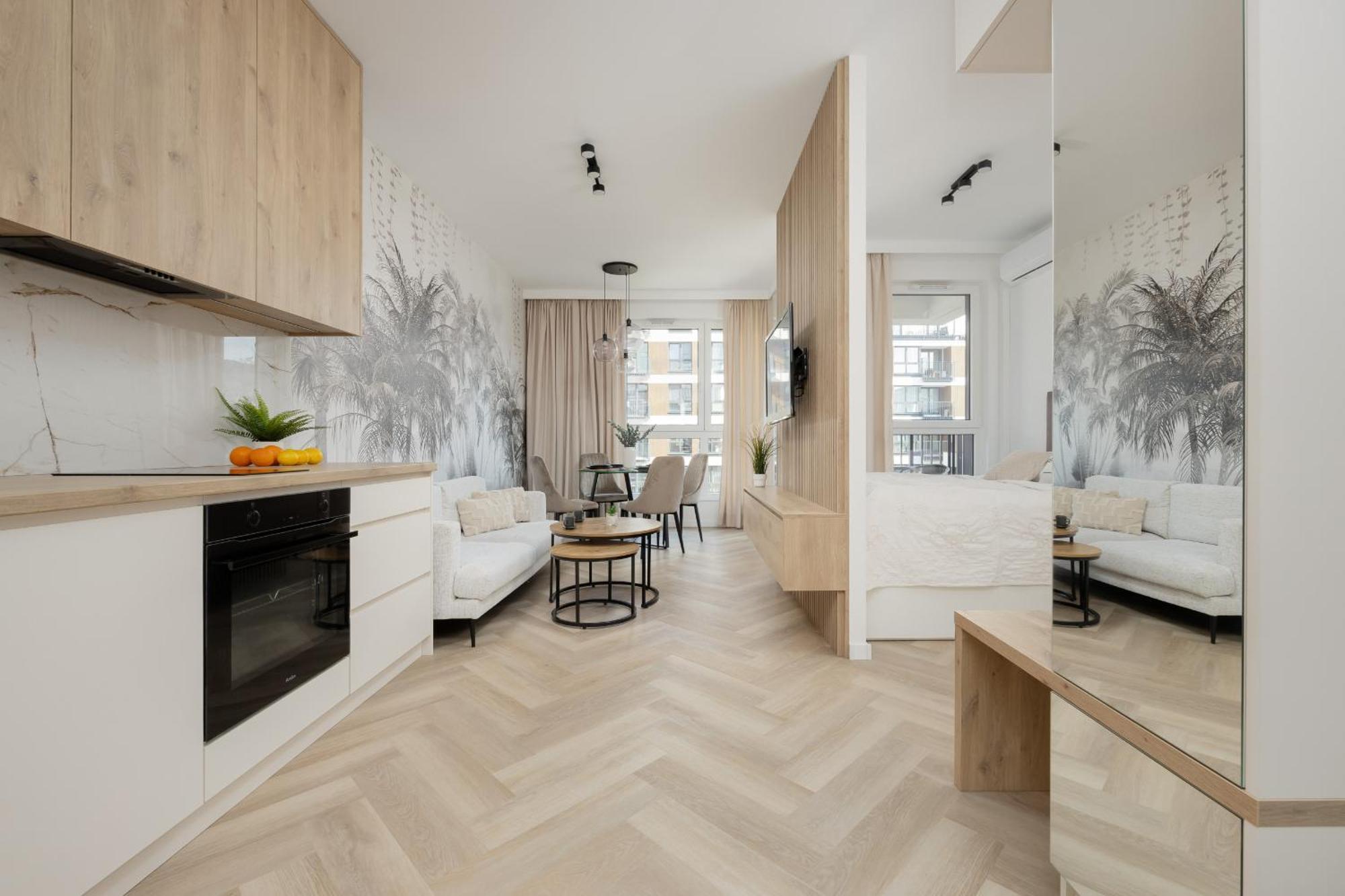 Apartmán Elegant Mokotow With Balcony And Parking By Renters