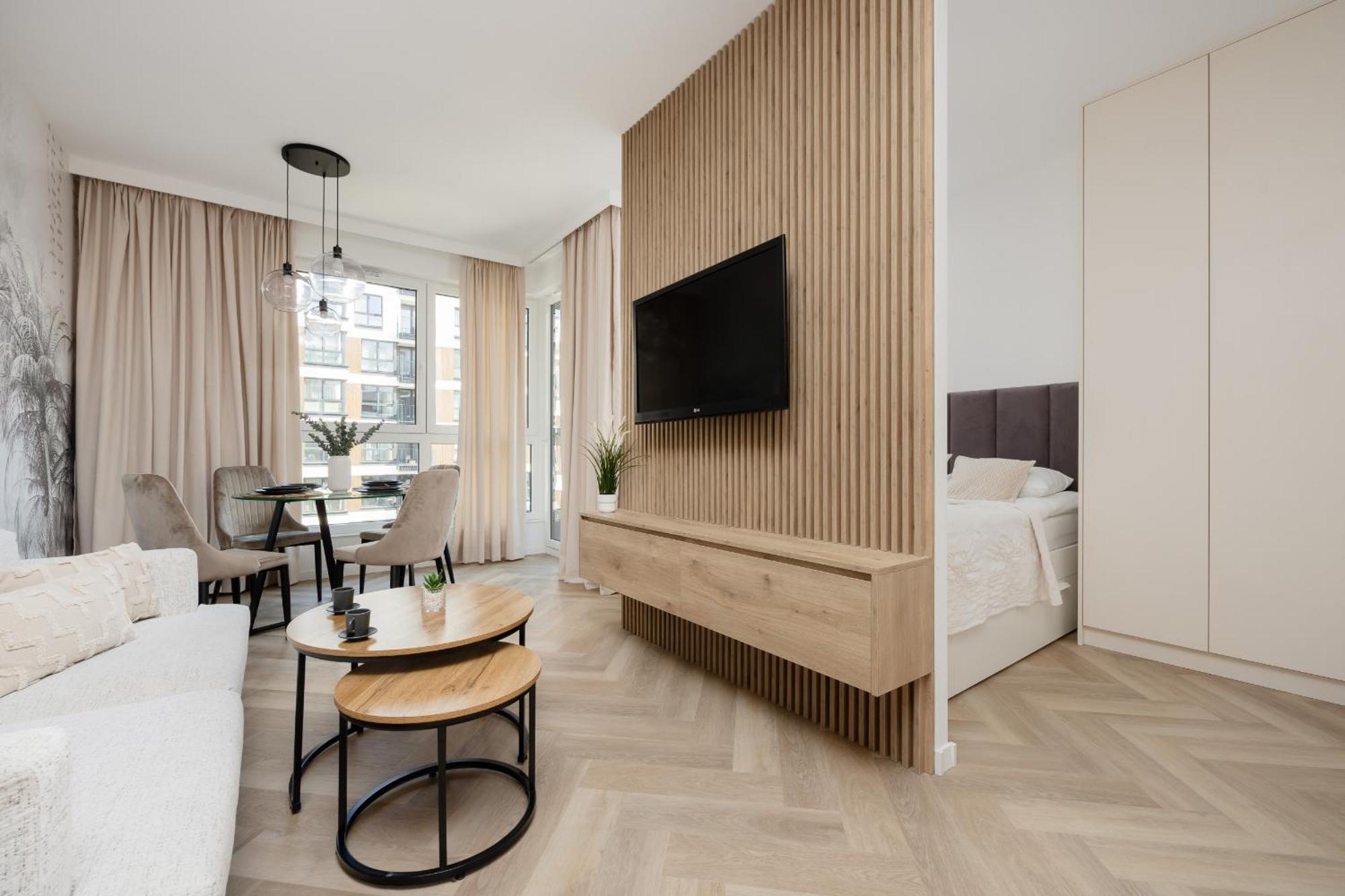 Apartmán Elegant Mokotow With Balcony And Parking By Renters *